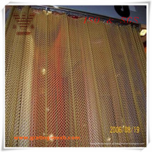 Decorativo / Metal / Chain Link Curtain Mesh (cor de ouro)